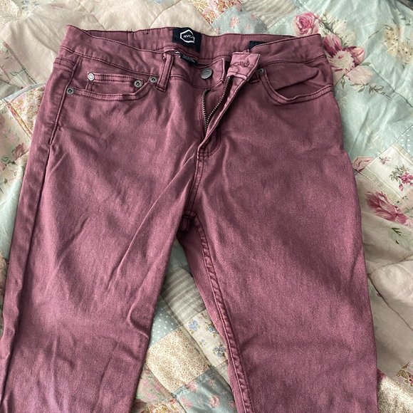 RVCA Pink Skinny Jeans - Picture 1 of 3